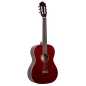 Preview: Ortega Jugendgitarre R-121-7/8WR - Fichte - inkl. Gigbag - transparent weinrot