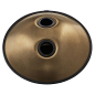 Preview: Meinl Sonic Energy Sensory Handpan - Stainless Steel - C# Moll - 9 Töne - 432 Hz - Vintage Gold - inkl. gepolsterter Tasche und Schutdeckel