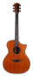 Preview: Bromo Westerngitarre BAT4MC mit Cutaway - Decke: massiv Mahagoni