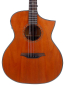 Preview: Bromo Westerngitarre BAT4MC mit Cutaway - Decke: massiv Mahagoni