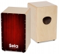 Preview: Sela Cajon-Bundle - Varios red - inkl. Cajon-Rucksack - Cajon Pad & Schule