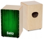 Preview: Sela Cajon-Bundle - Varios Green - inkl. Cajon-Rucksack, Sitzpad und Cajonschule