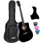 Preview: Student Series Dreadnought Gitarren-Set - schwarz - inkl. Gigbag