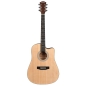 Preview: Cascha Student Series Dreadnought Gitarren-Set -  Fichtedecke - Natur - inkl. Gigbag