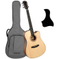 Preview: Performer Series Dreadnought Gitarren-Set - massive Fichtendecke - Korpus: Walnuss