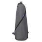 Preview: Cascha Premium Gigbag für Sopranukulele - grau - gepolstert mit Trageriemen