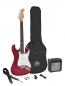 Preview: SX - SE1SK-CAR - ST Style E Gitarren Set - Candy Apple Red