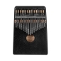 Preview: Sela Kalimba Mahagoni 17 Schwarz - inkl. Tasche