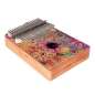 Preview: Art Series Kalimba 17 Flower Power - inkl. Tasche