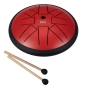 Preview: Sela Melody Tongue Drum 6“ F Minor Red - 8 Zungen