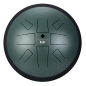 Preview: Sela Melody Tongue Drum 10“ C Golden Gate Dark Green - 8 Zungen