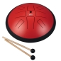 Preview: Sela Melody Tongue Drum 10“ C Pygmy Red - 8 Zungen