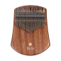 Preview: Sela Kalimba 17 Solid Sapelli - inkl. Tasche