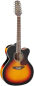 Preview: TAKAMINE Westerngitarre - GJ72CE 12 BSB - Jumbo/C - massive Fichtendecke