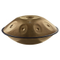 Preview: Meinl Sonic Energy Sensory Handpan - Stainless Steel - C# Moll - 9 Töne - 432 Hz - Vintage Gold - inkl. gepolsterter Tasche und Schutdeckel