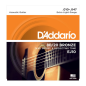 Preview: D`Addario EJ10 80/20 Bronze Acoustic Guitar Strings - Extra Light - 10-47