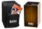 Preview: Sela Cajon-Bundle - Varios brown - inkl. Cajon-Rucksack - Cajon Pad & Schule