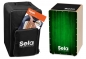 Preview: Sela Cajon-Bundle - Varios Green - inkl. Cajon-Rucksack, Sitzpad und Cajonschule