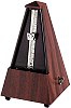 Preview: Wittner Metronom Kunststoffgehäuse -  ohne Glocke - Pyramidenform - Mahagoni