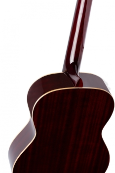 Ortega Jugendgitarre R-121-7/8WR - Fichte - inkl. Gigbag - transparent weinrot