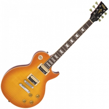 Vintage V100 THB - Reissued Series - Flamed Honeyburst