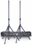 Stagg - SPS10-AL SET - Lautsprecherständer-Set - inkl. Tasche