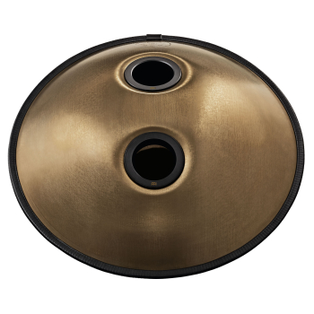 Meinl Sonic Energy Sensory Handpan - Stainless Steel - C# Moll - 9 Töne - 432 Hz - Vintage Gold - inkl. gepolsterter Tasche und Schutdeckel