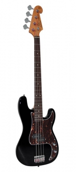SX E-Bass - 62 vintage P-style - schwarz - inkl. Gigbag