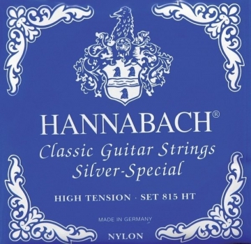 HANNABACH KLASSIKGITARRENSAITEN - SERIE 815 - HIGH TENSION - SILVER SPECIAL