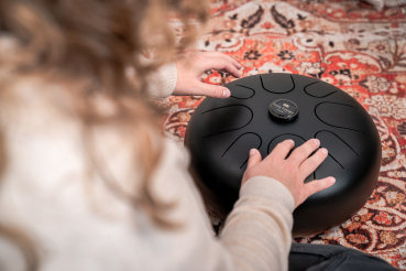 MEINL Sonic Energy Steel Tongue Drum 12" - A Moll - 8 Töne - 440 Hz - schwarz
