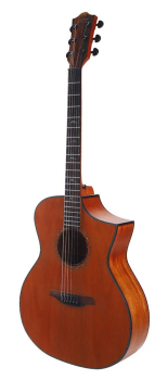 Bromo Westerngitarre BAT4MC mit Cutaway - Decke: massiv Mahagoni