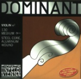 Thomastik Saiten-Satz für Violine Dominant Nylonkern - E-Stahl - 4/4 Größe - mittel