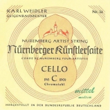Nürnberger Saiten-Satz für Cello Künstler - 4/4 Größe