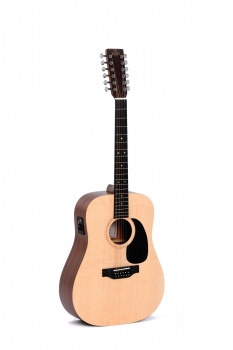 Sigma DM-12E - 12-saitige Westerngitarre - massive Fichtendecke - inkl. Tonabnehmer