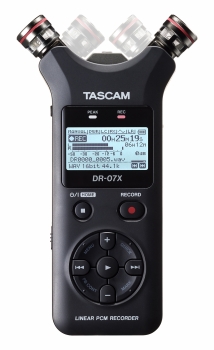 Tascam DR-07 X - Tragbarer Stereo Audiorecorder und USB Interface