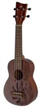 GEWA Sopran Ukulele Manoa Kaleo Tattoo KT-SO-NIPPON