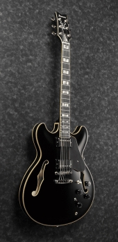 IBANEZ JSM20-BKL - John Scofield Signature Hollowbody - Black Low gloss + Case