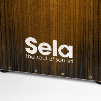 Sela Cajon-Bundle - Varios brown - inkl. Cajon-Rucksack - Cajon Pad & Schule