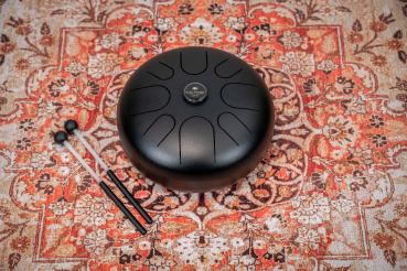 Preview: MEINL Sonic Energy Steel Tongue Drum 12" - A Moll - 8 Töne - 440 Hz - schwarz