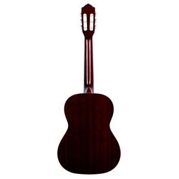 Ortega Jugendgitarre R-121-7/8WR - Fichte - inkl. Gigbag - transparent weinrot