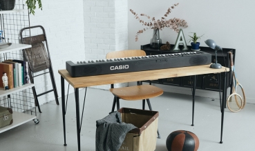 Casio CDP-S110 BK - Digitalpiano mit Hammermechanik - 88 Tasten - Batteriebetrieb möglich