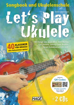 Cascha Premium Mahagoni "Let`s play" Konzert-Ukulele Bundle - inkl. Gigbag, 3 Plektren, Stimmgerät, Gurt und Lernheft mit 2 CD`s
