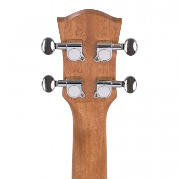 Cascha Premium Mahagoni Konzert-Ukulele Bundle - inkl. Gigbag, 3 Plektren, Stimmgerät und Lernheft