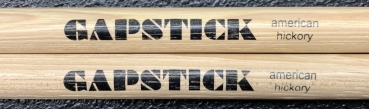 GAPSTICK Custom - Wood Tip - American Hickory 1A-Qualität - natural - Länge: 370mm - sehr gut für Kinder geeignet