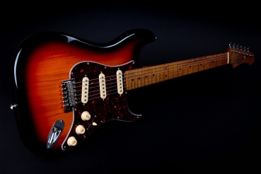 JET JS-300 SB - sunburst - roastet Maple Hals und Griffbrett