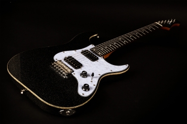 JET E-Gitarre JS-500 BLS - Black Sparkle - Locking Mechaniken