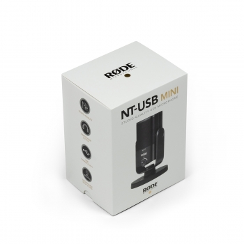 Rode NT-USB Mini - Studio USB-Kondensatormikrofon inkl. magnetisches Tischstativ