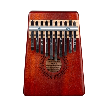 Sela Kalimba Mahagoni 10 Rot - inkl. Tasche