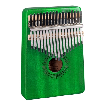 Sela Kalimba Mahagoni 17 Grün - inkl. Tasche