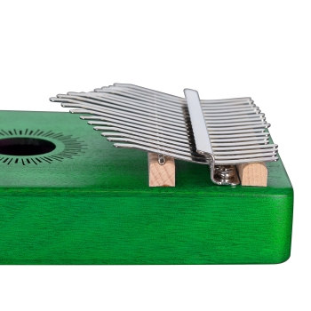 Sela Kalimba Mahagoni 17 Grün - inkl. Tasche